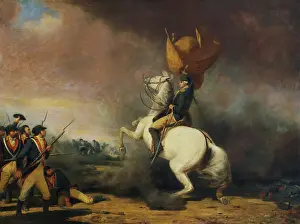Princeton Prints: Washington Rallying the Americans at the Battle of Princeton