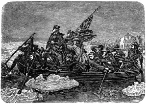 National Flag Gallery: Washingtons transition over the Delaware