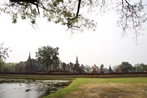 February Prints: Wat Mahathat of Sukhothai