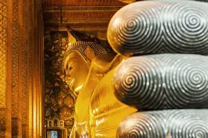 Wat Pho Prints: Wat Pho Temple, the Reclining Buddha