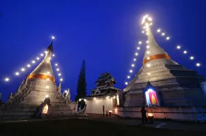Images Dated 23rd November 2010: Wat Phra That Doi Kong Mu, Maehongson