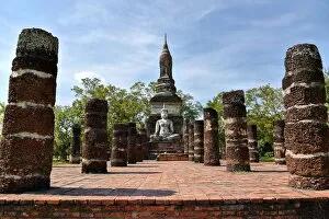 Images Dated 30th November 2015: Wat Tra Phang Ngoen temple Sukhothai Thailand, Asia