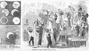 Spectators Prints: Watching The 1865 Eclipse