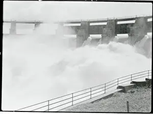 Water Coming Through Gatun Dam