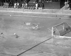 Swimmer Prints: Water Polo Score