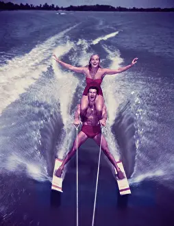 Water Ski Champions in Action