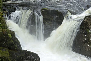 Waterfall, Betws-y-Coed, Wales, United Kingdom, Europe