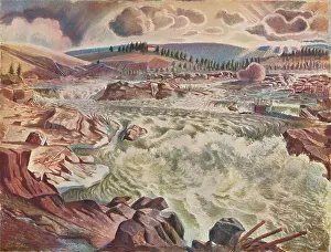 Waterfall Prints: Waterfall, c.1900 (1935)