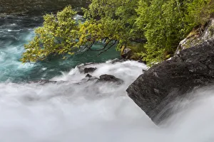 Images Dated 8th August 2012: Waterfall, Flam Valley, Flam, Sogn og Fjordane, Norway