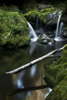 Beer Stein Prints: Waterfall in the Steinklamm gorge