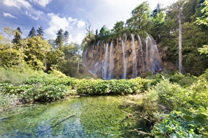 Images Dated 5th July 2013: Waterfalls, National Park Plitvice Lakes, Croatia