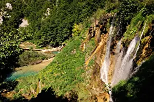 Lika Senj County Prints: Waterfalls - Plitvice Lakes National Park
