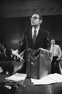 Briefcase Prints: Watergate Prosecutor Earl Silbert in Court