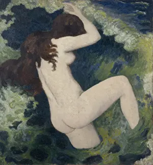 Nude Painting Prints: The Wave. Artist: Maillol, Aristide (1861-1944)