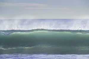 Pacific Gallery: Wave breaking, with spray