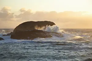 Biosphere Reserve Prints: Waves At South Beach In Pacific Rim National Park Near Tofino