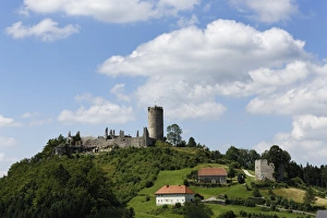 Images Dated 23rd July 2012: Waxenberg ruins, Muehlviertel region, Upper Austria, Austria, Europe, PublicGround