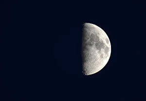 Waxing crescent moon, Baden-Wurttemberg, Germany