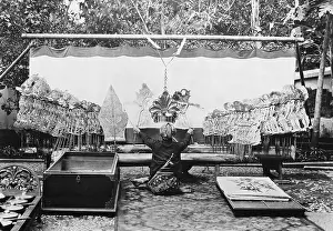 Indonesian Ethnicity Prints: Wayang Kulit Performance