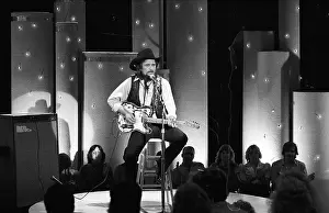 Waylon Jennings Performing