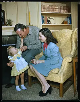 Fatherhood Prints: Wayne Morris with Wife and Daughter