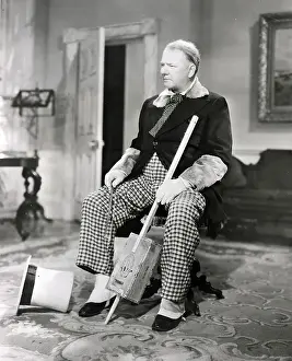 Poppy Prints: W.C. Fields Trying Out Home Made Cello
