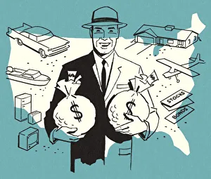 Csa Printstock Collection: Wealthy Man