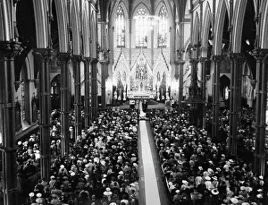 Groom Prints: Wedding in Crowded Cathedral