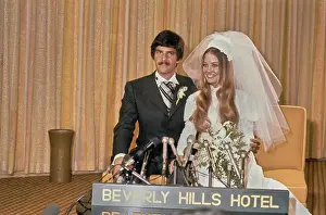 Huty33946 Prints: Wedding Day Of Mark Spitz & Suzy Weiner