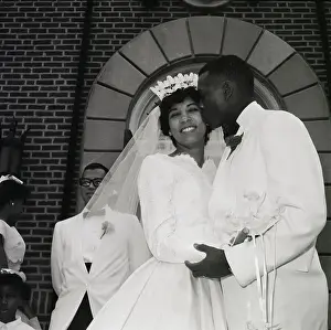 Ceremony Prints: Wedding Of Frank Budd And Barbara Jordan