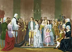 Groom Prints: Wedding of George and Martha Washington, 1758