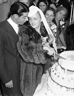 Wedding of Joe DiMaggio and Dorothy Arnold