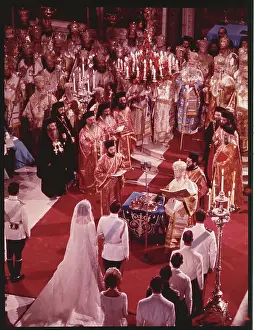 Konstantinos Ii Prints: Wedding of King Constantine