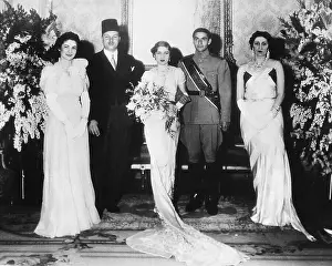 Muslim Prints: Wedding Party for Shah of Iran and Princess
