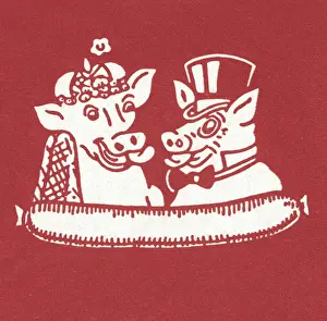 Illustrati Prints: Wedding Pigs