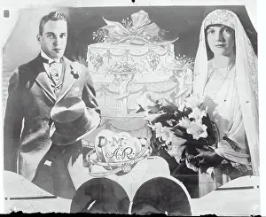 Milton Prints: Wedding Portrait of Abby Rockefeller and David Milton