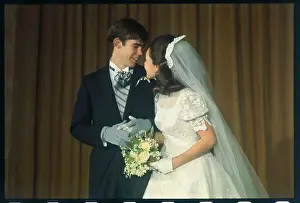 Wedding Portrait of David and Julie Eisenhower