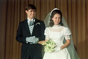 Wedding Portrait of David and Julie Eisenhower