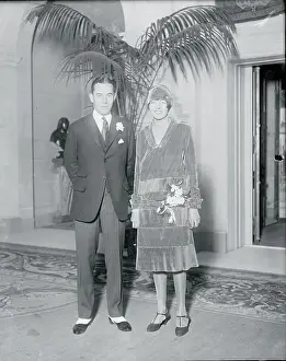 New Jersey Prints: Wedding Portrait of Fifi Widener Leidy and Milton Holden
