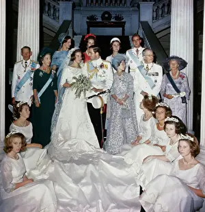 Bridesmaid Prints: Wedding of Princess Anne Marie and Constantine of Greece