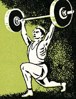 Images Dated 10th October 2003: Weightlifter