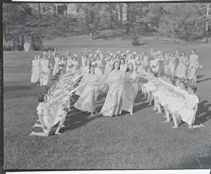 Wellesley College Students Rehearsing Annual Dance