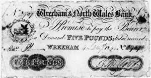 Images Dated 5th December 2007: Welsh Banknote