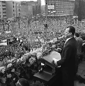 May Day Prints: West Berlin Mayor Willy Brandt Speaks
