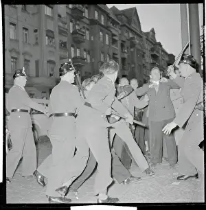 West Berlin Police Clashing with Demonstrators