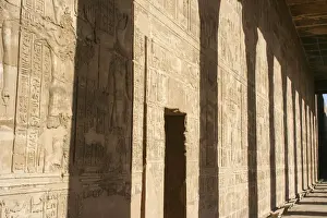 Hieroglyphics Prints: West Collonade at temple of Isis on Philae Island