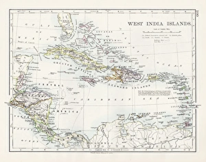 Cuba Gallery: West indies map 1897