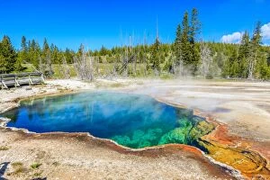Images Dated 19th June 2012: West Thumb Geyser Basin of Yellowstone National Park