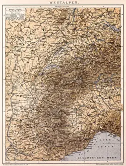 West Direction Prints: Western Alps