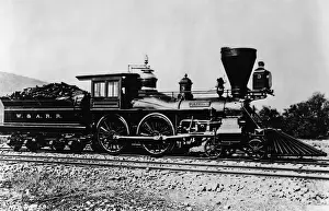 Civil Prints: Western & Atlantic Railroad engine